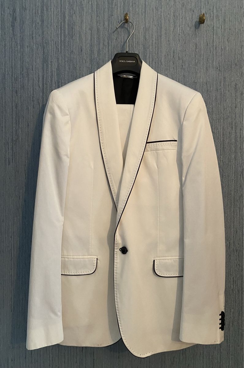 Dolce & Gabbana Anzüge: Dolce & Gabbana D&G - Costume blanc élégant – Neu (gemäss Beschreibung) aus Genève von TheMattiBoutique