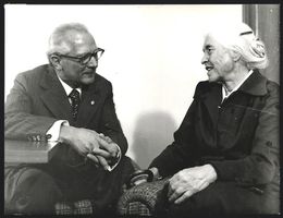 Fotografie Erich Honecker im Gedankenaus