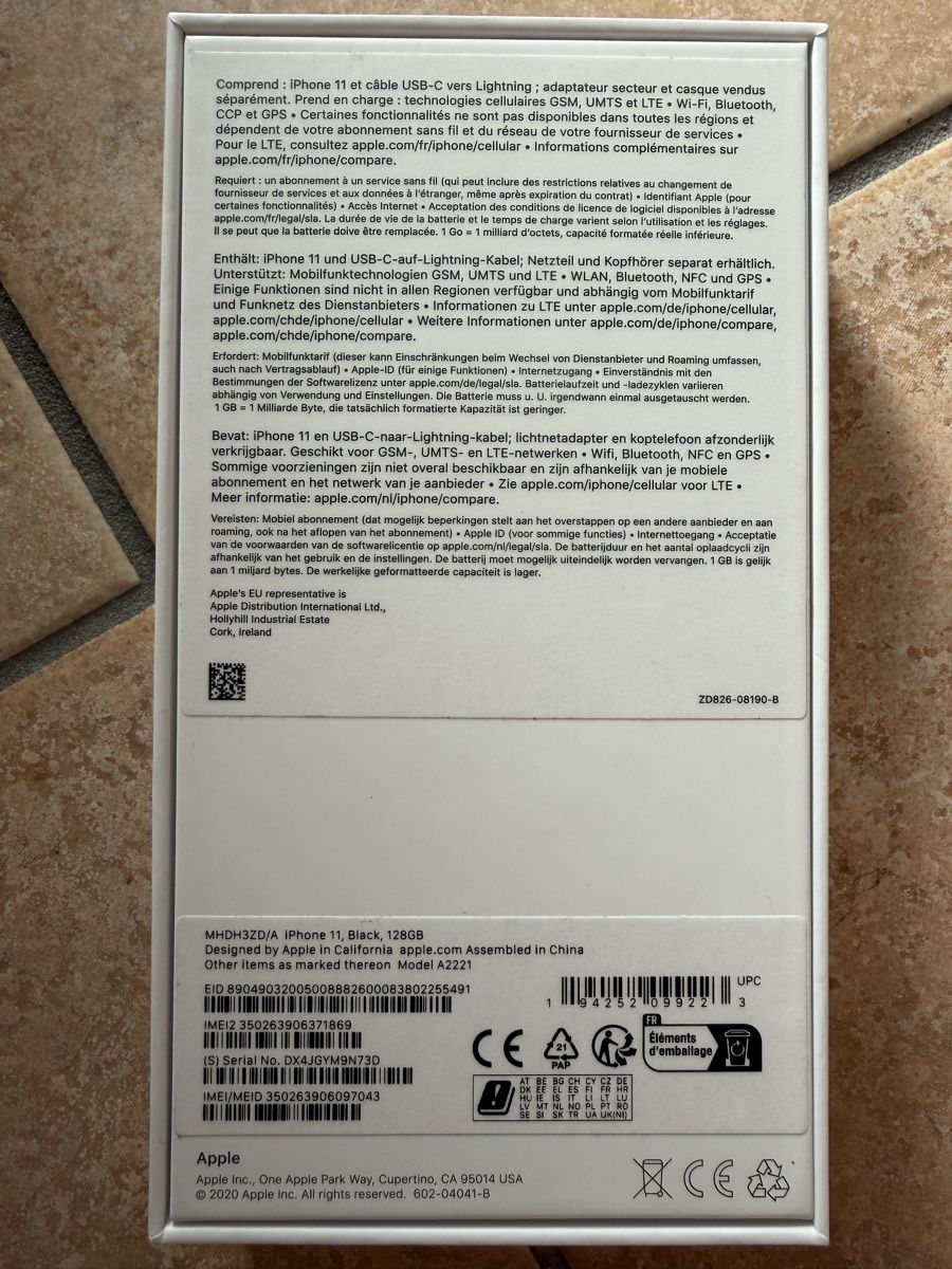 Apple Telefoni cellulari / Smartphones: IPHONE 11 A2221 CON BATTERIA NUOVA E AIRPODS 3 – Usato da Gordola venduto da Topino02 4