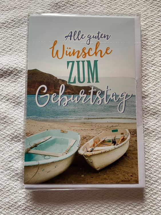 Geburtstags Karte Umschlag Glückwünsche Boot Kaufen auf Ricardo