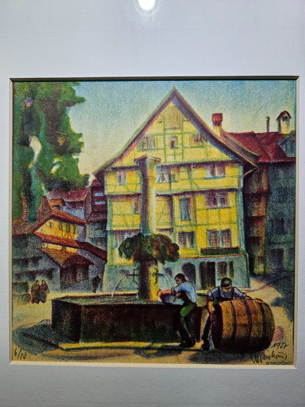 Grafica & Litografie: Werner Weiskönig - Originale Lithographie -SG - Handsigniert – Usato da Wittenbach venduto da anzo4 2