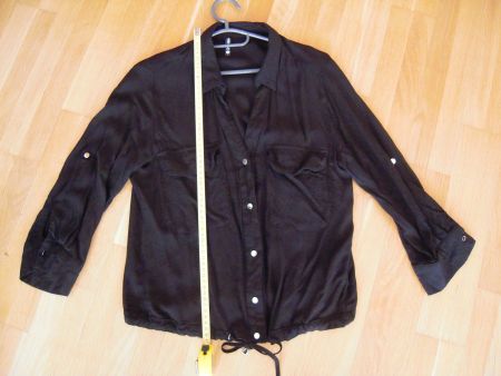 Schwarze Bluse Chicoree Gr S