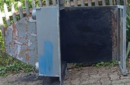 Eisengestell eines Cheminee
