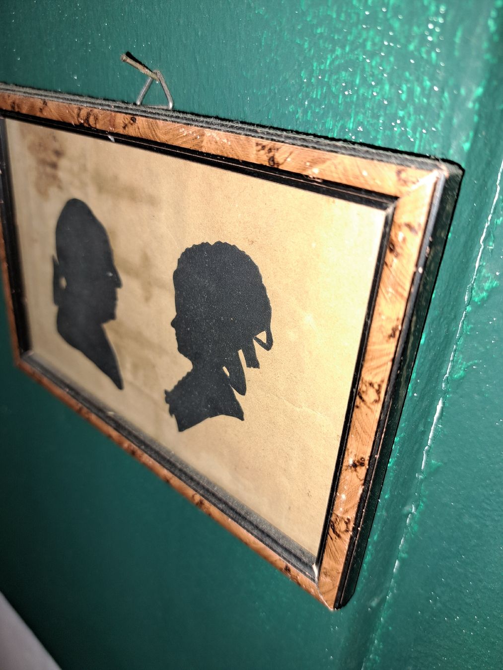 Grafiken & Lithographien: Antike Silhouette, gerahmtes Schattenbild  – Gebraucht aus Kölliken von Upcycling-by-Mc-TAM 1