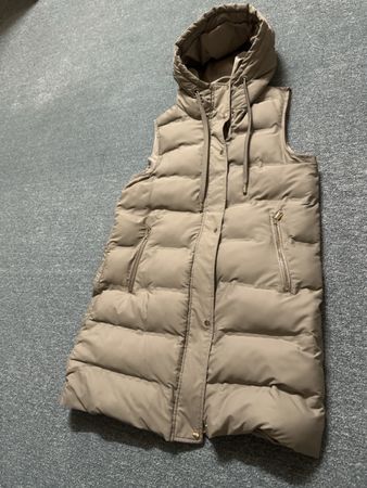 Zara Weste gesteppt beige GrS wie neu 