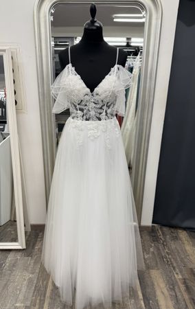 Traumhaftes Brautkleid, A-Linie, Gr. 36, neuwertig!