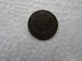 5 Centesimi 1861 - M                                 (Nr.12)