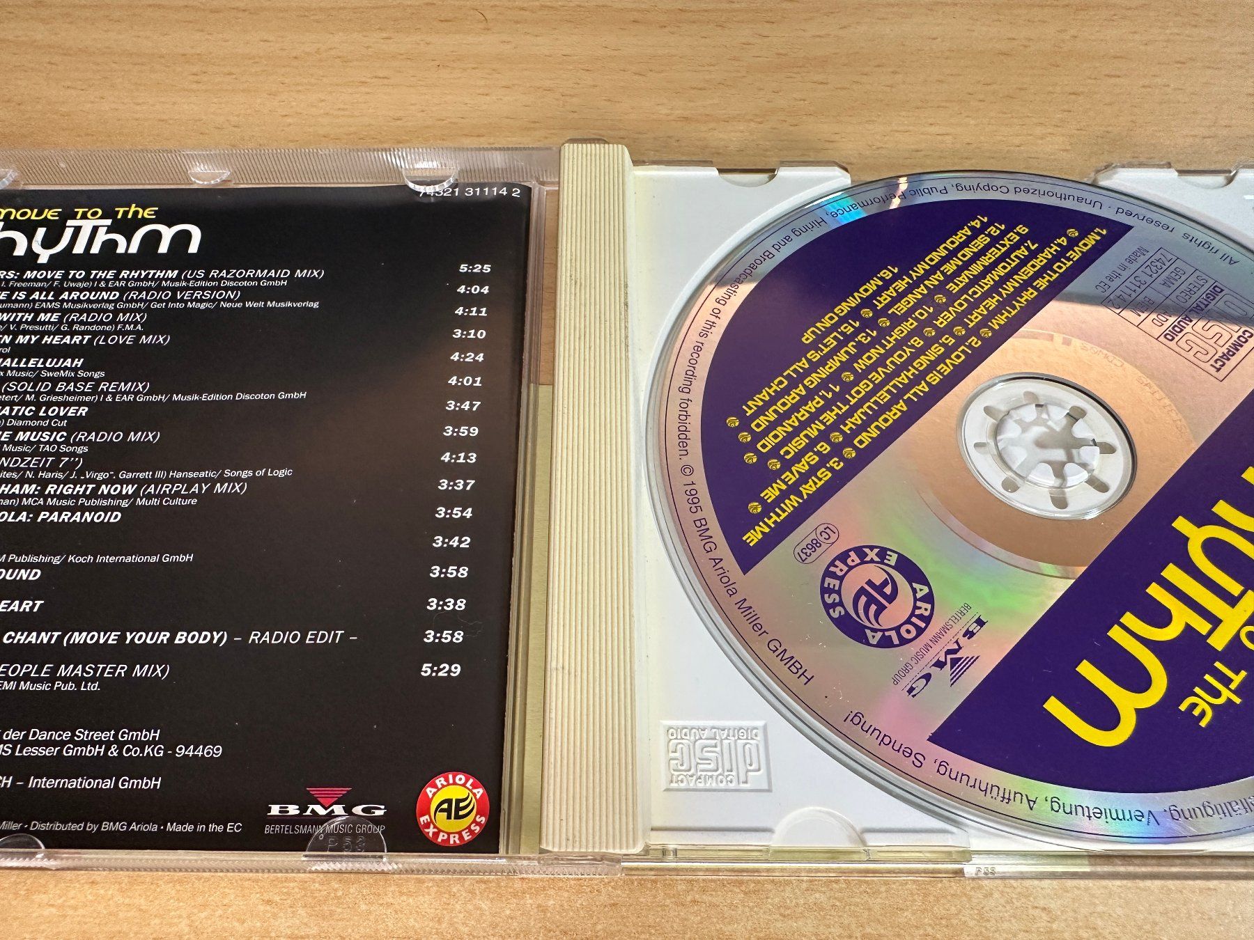 CD: E5 Various – Move To The Rhythm – Usato da Rikon im Tösstal venduto da Alpenmutz 2