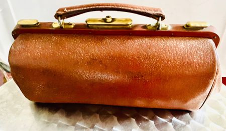 Arztkoffer Leder braun Vintage guter Zustand
