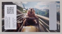 Swiss Crypto Stamp 4.0 ID 14 "Rodeln" mit NFT