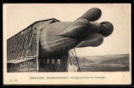 Zeppelin Bayard-Clemont nach Rükkehr vo