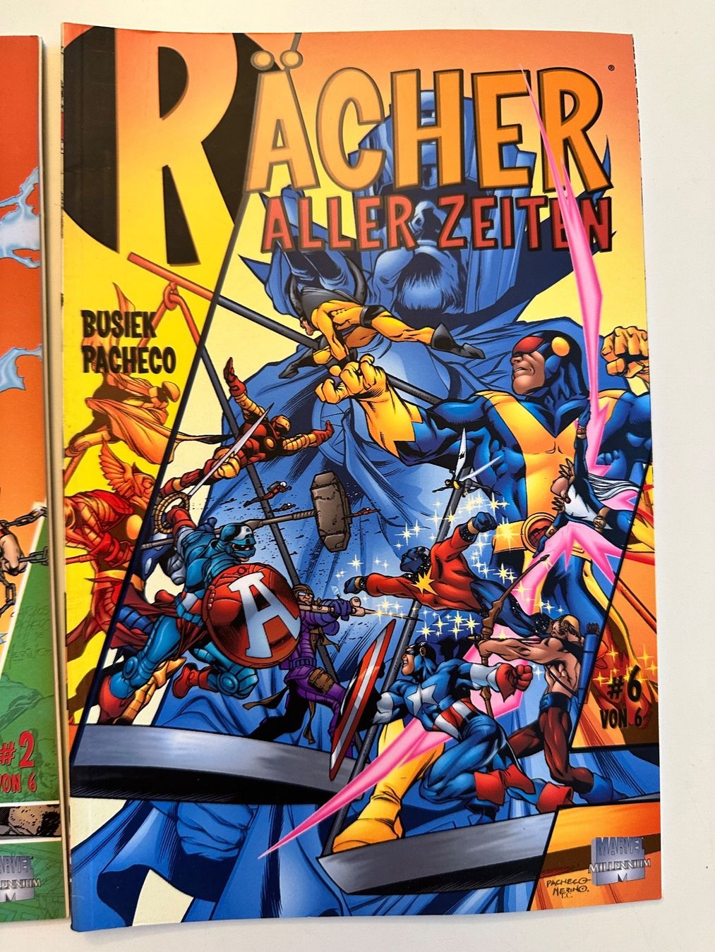 Comics: 2er Set - RÄCHER ALLER ZEITEN 2 + 6 - MARVEL MILLENNIUM – Gebraucht aus Münsingen von Ganjam 2