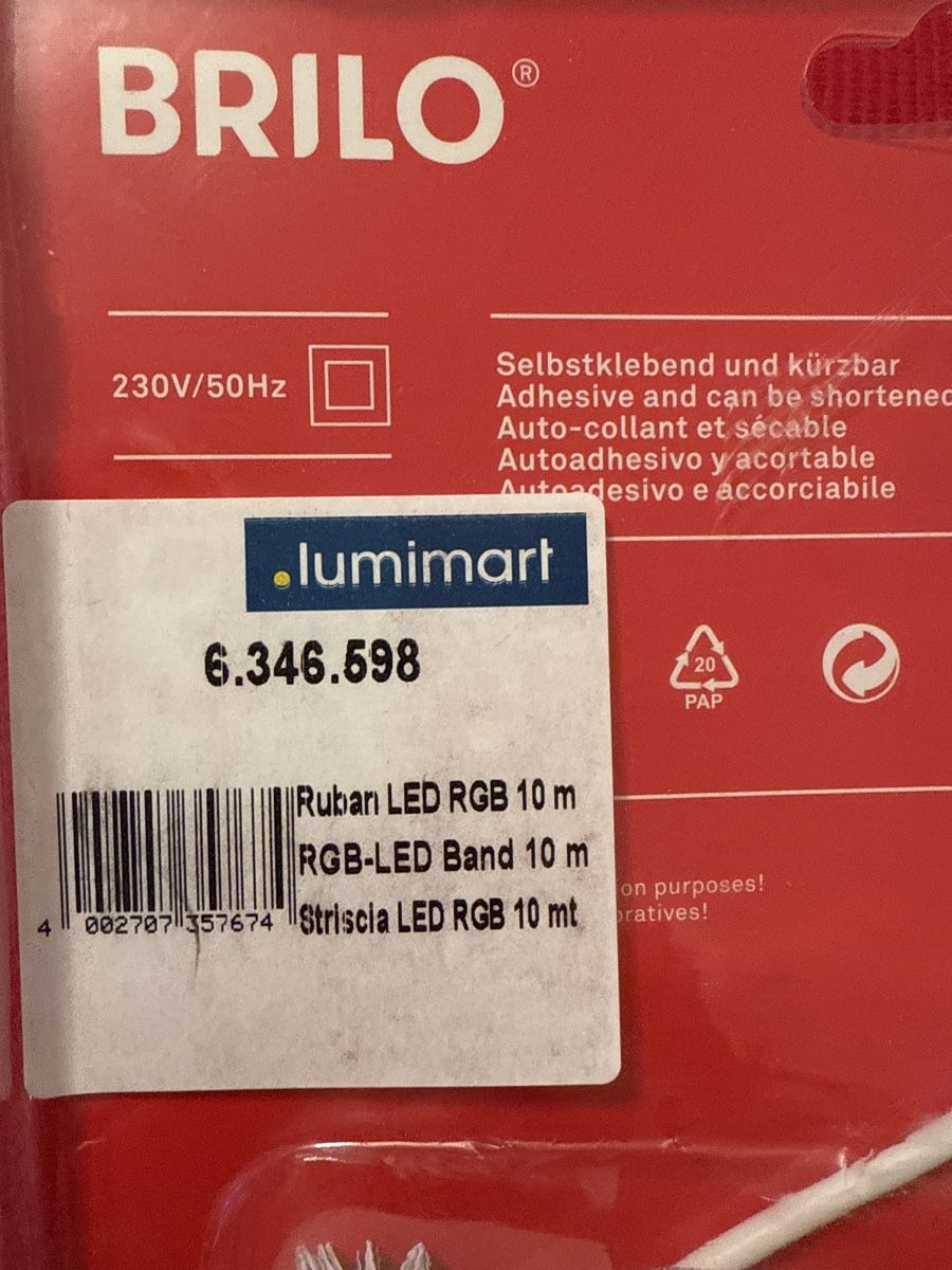 Coop Ghirlande e barre luminose: NEU***BRILO LED STRIPE***NP 99.-CHF***SEHR SPEZIELL*** – Nuovo e nell'imballaggio originale da Zürich venduto da Ceca52 4