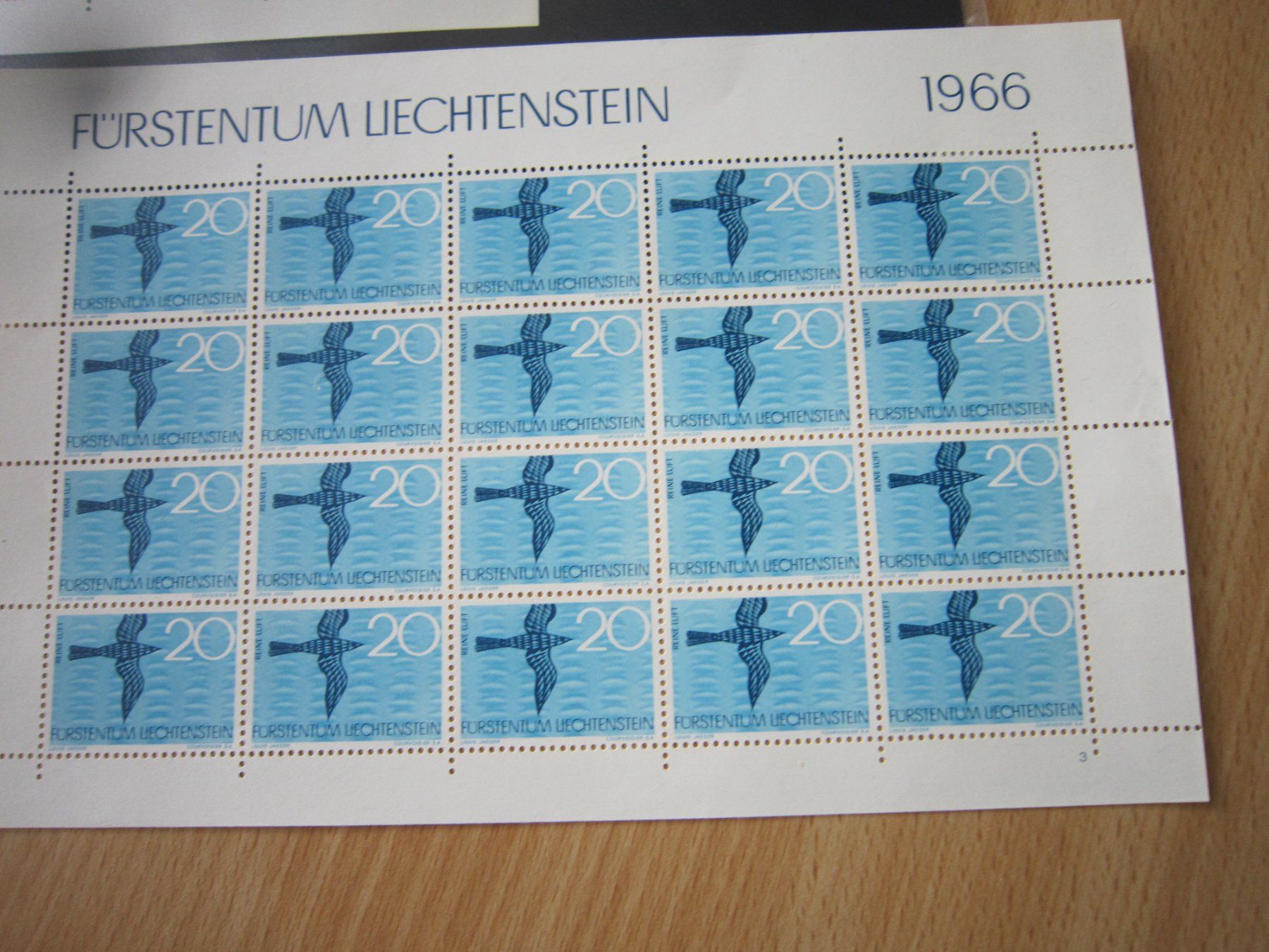 Alle Briefmarken: 4 Blöcke 1966 Lichtenstein – Gebraucht aus Giubiasco von sal_9j6w 2