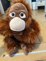 Neu: OrangUtan Plüschtier Plüsch Tier mit Bauchnabel u Klett