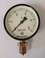 Manometer Ø100, G1/2", 5bar
