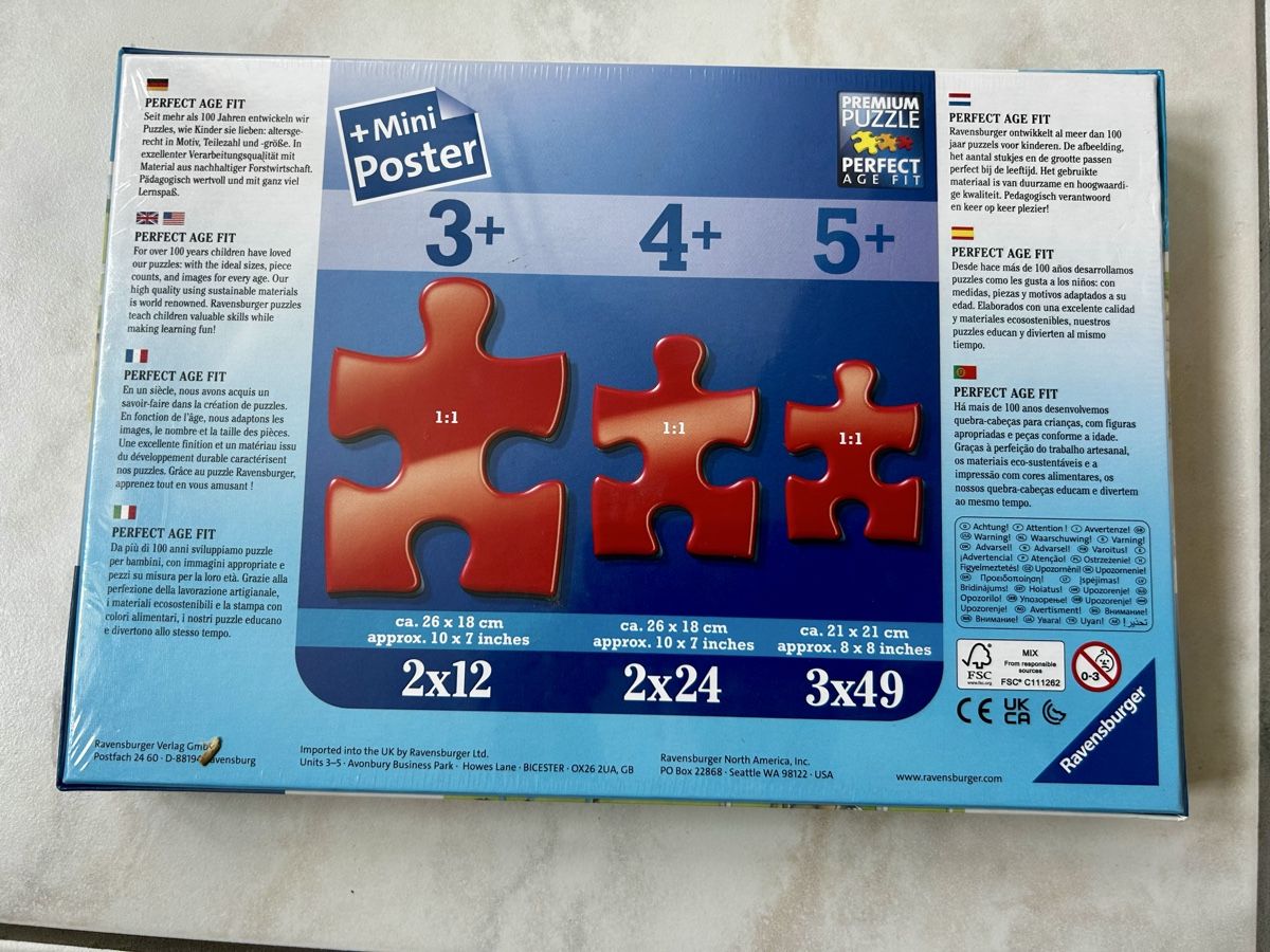 Ravensburger Puzzle: Ravensburger puzzle horses 3 x49 new – Nuovo e nell'imballaggio originale da Rüti ZH venduto da JB_8630 1