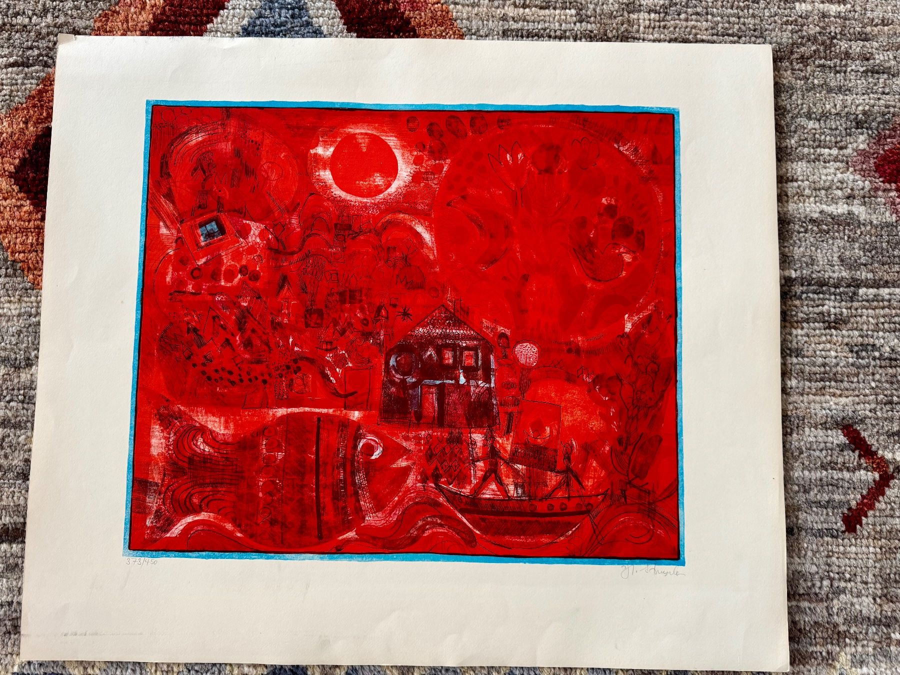 Grafica & Litografie: Original Grafik von H. R. Strupler, handsigniert, nummeriert – Usato da Esslingen venduto da Takayama25 1