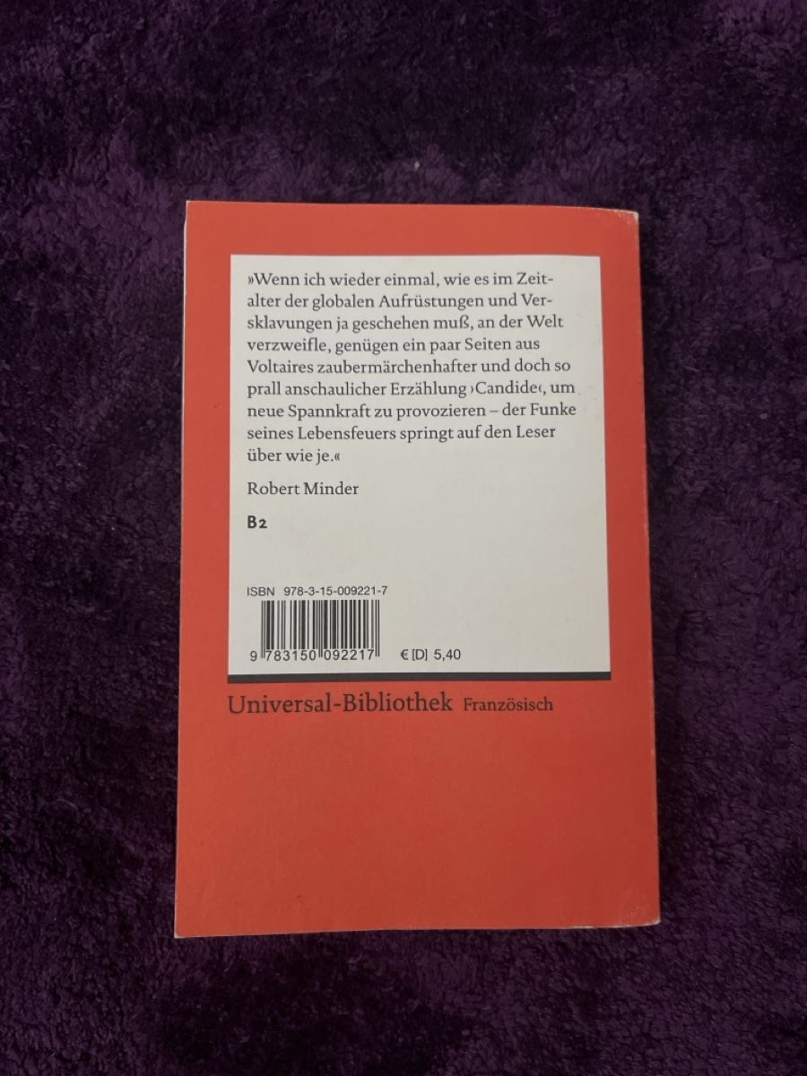 Bücher: Candide von Voltaire – Gebraucht aus Seuzach von i_22 1