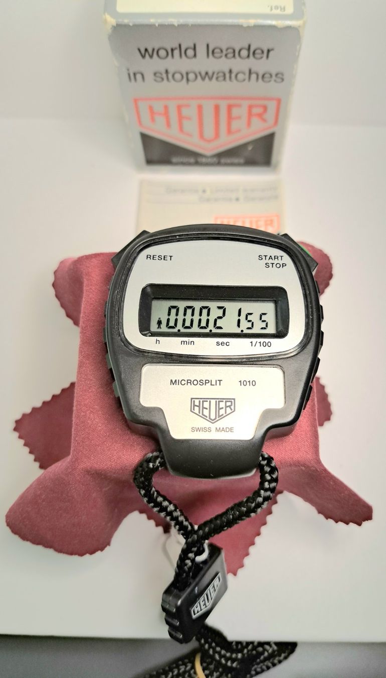 Leonidas Orologi: HEUER LEONIDAS Microsplit 1010 – Usato da Egnach venduto da ASTROFRITZ 1