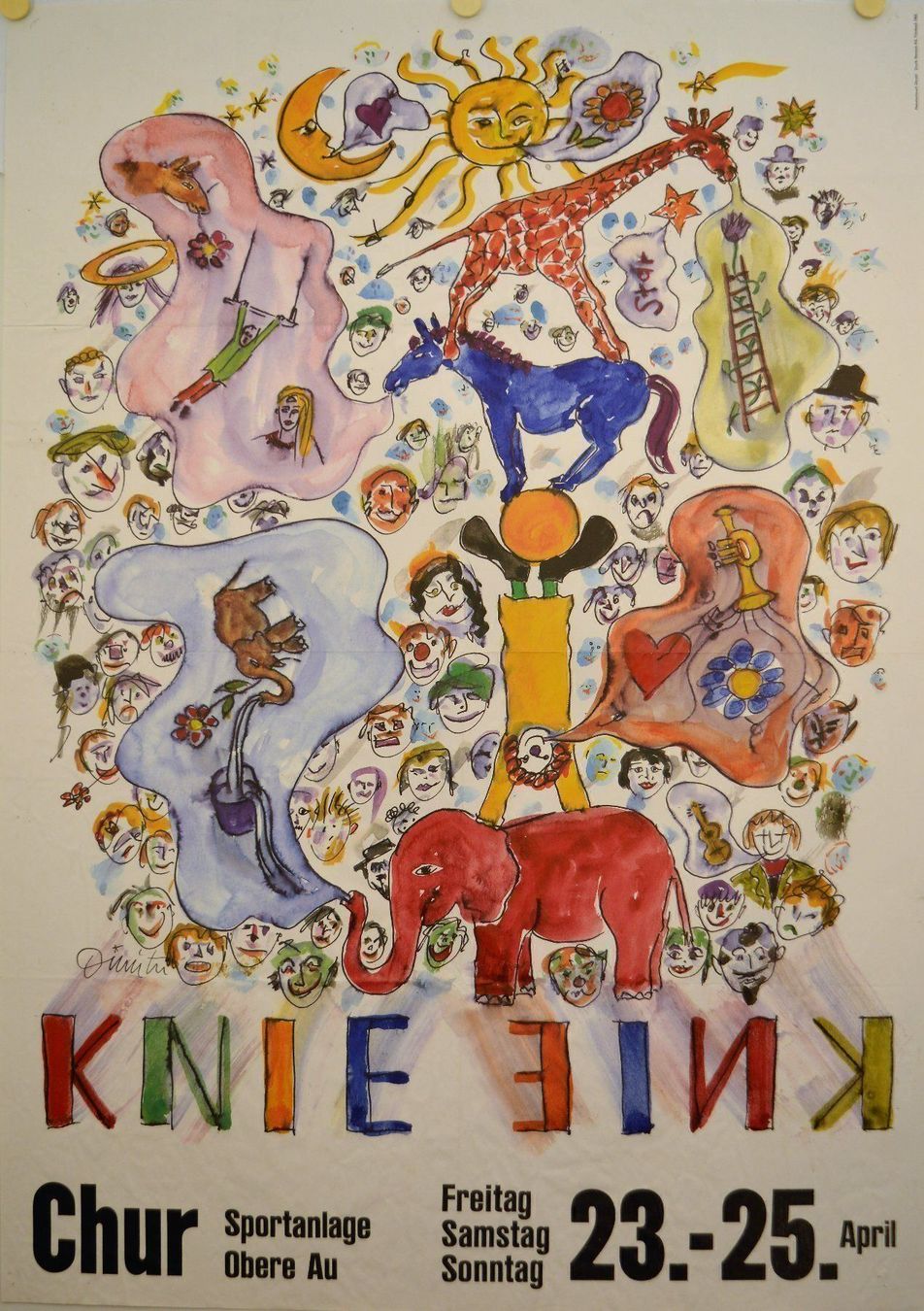 Foto & Immagini: Zirkus Plakat, KNIE, Dimitri 1993 – Usato da Zürich venduto da Simmenf