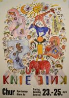 Zirkus Plakat, KNIE, Dimitri 1993