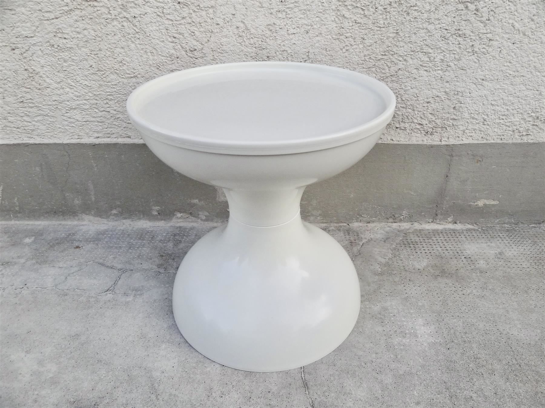 Hocker: Badhocker Vintage Tulpenfuss 60er 70er – Gebraucht aus Kerzers von zimmergruen 5