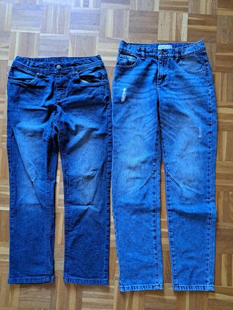 2 Jeans Kinder Grösse 152 guter Zustand!