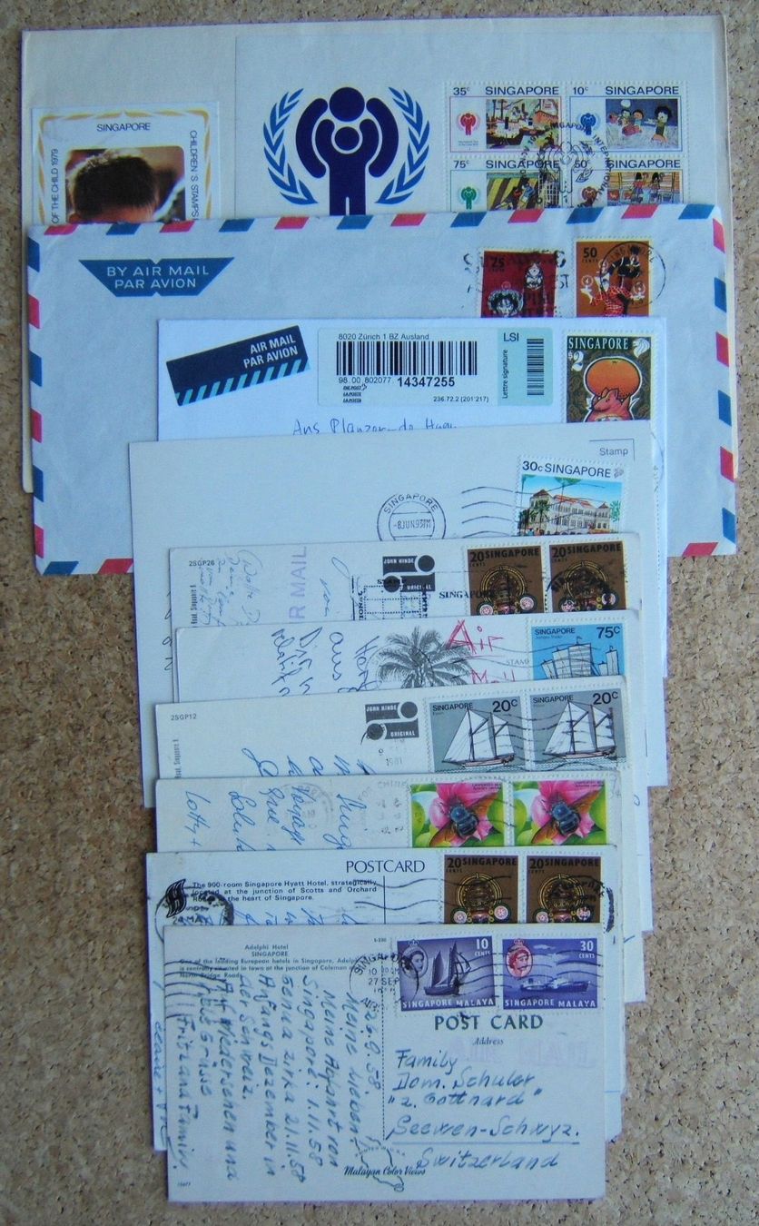 Alle Briefmarken: LOT SINGAPUR – Gebraucht aus Brunnen von Nonne04