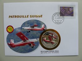 2023, Patrouille Suisse Numisbrief "PC-6 Turbo-Porter Felix"