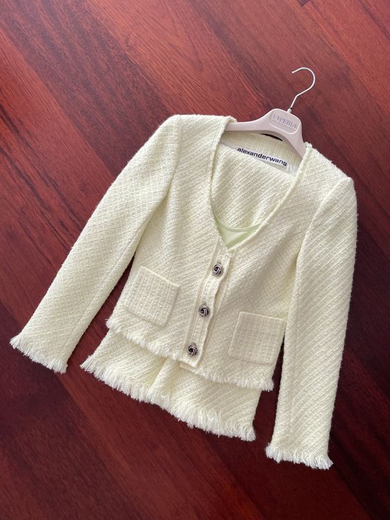 Veste Enfant Alexander James En Tweed Vert - Taille 26 - Veste De Show
