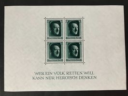 Deutsches Reich 1937, Mi Block 7 **, KP 70.--