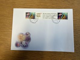 5 FDCs mit Blöcken Schweiz 