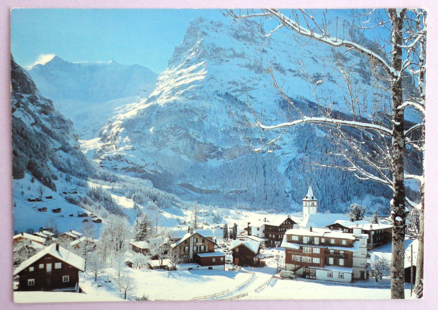 Cartoline postali: Grindelwald, Fiescherwand, Eiger – Difettoso da Fétigny venduto da Billy2miny