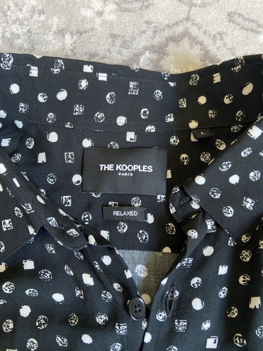 Kooples Camicie: The Kooples Men Microdots Relaxed Fit Button Down Shirt – Usato da Münchenstein venduto da B771 6