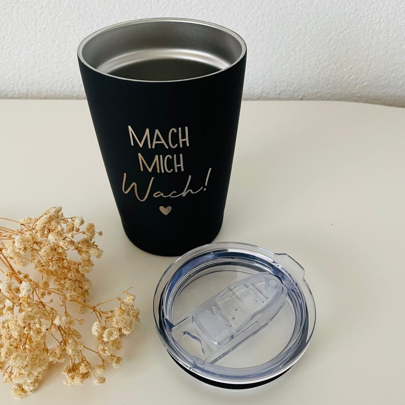 Tasses: Thermobecher / Kaffeebecher / Kaffeetasse -schwarz – Neuf (Voir description) à Muri AG par nux22 1