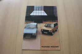 Range Rover Prospekt 2 & 4 Türe 5/1983