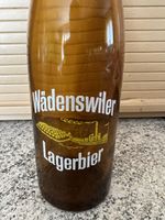 Alte Bierflasche ca 1960er Jahren Wädendswiler Lagerbier.