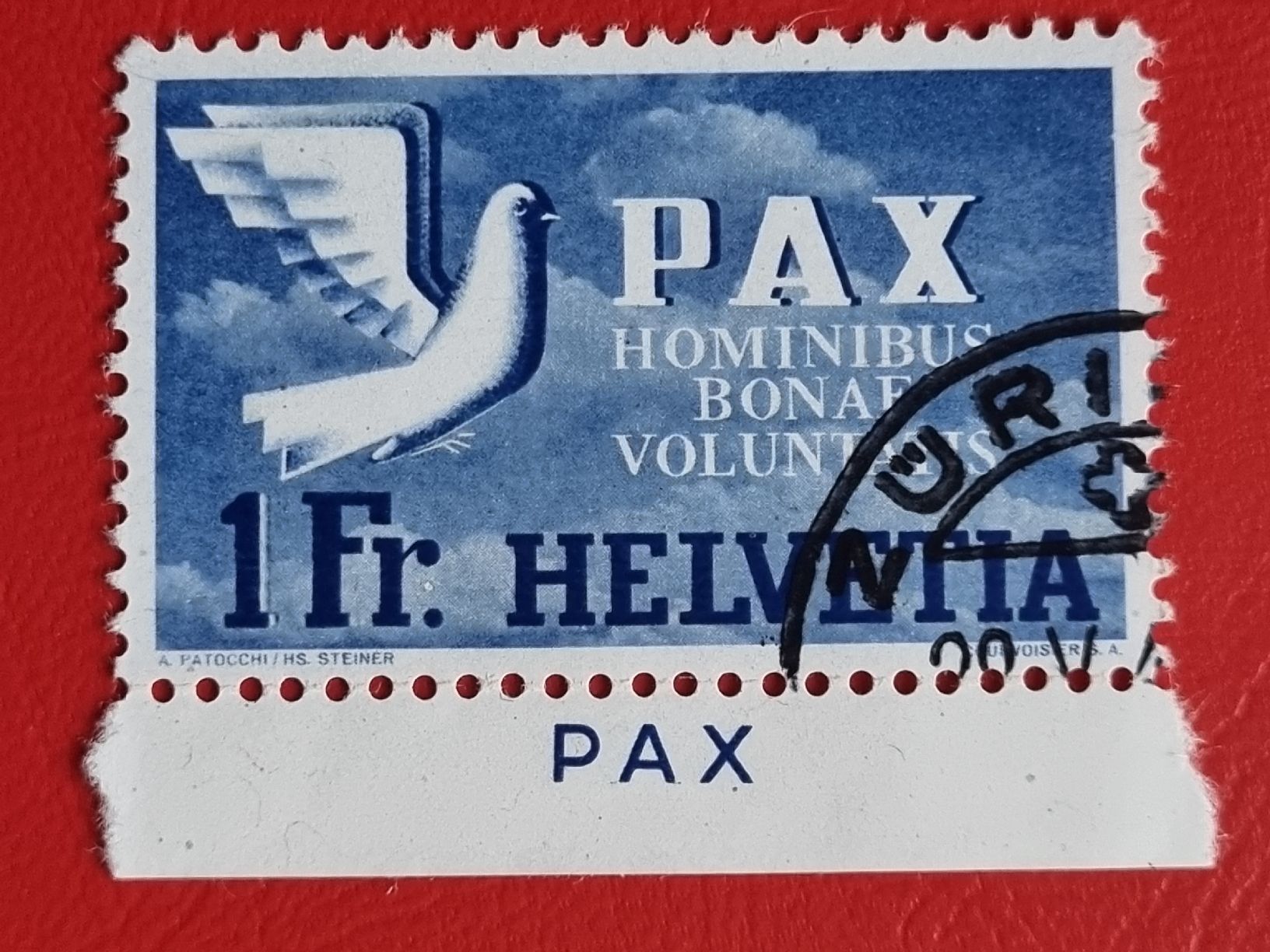 Tous les timbres: PAX - NR.270 GESTEMPELT - KAT 100.- – D'occasion à Heimenschwand par rog_p7h9