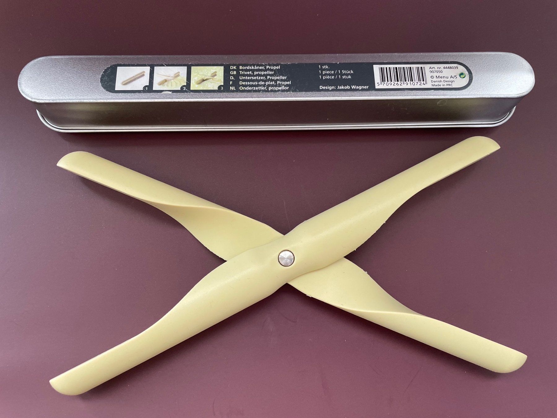 Sottobicchieri: MENU Propeller Untersetzer Pfannenuntersetzer Silikon Design – Usato da Gossau SG venduto da entwederoder 1