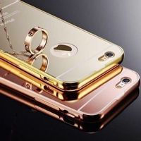 Luxus Aluminium Spiegel iPhone 6 6s SILB