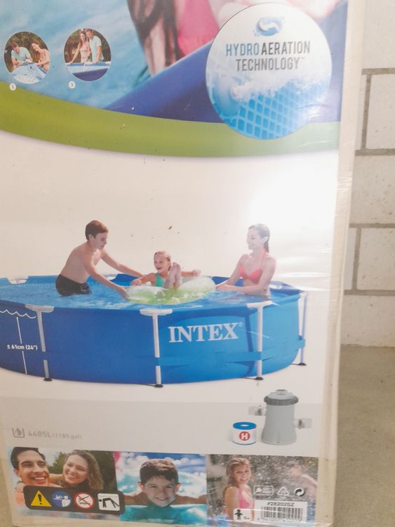 Pool intex kompl. + Heizmatten  neu und unbenutzt 2