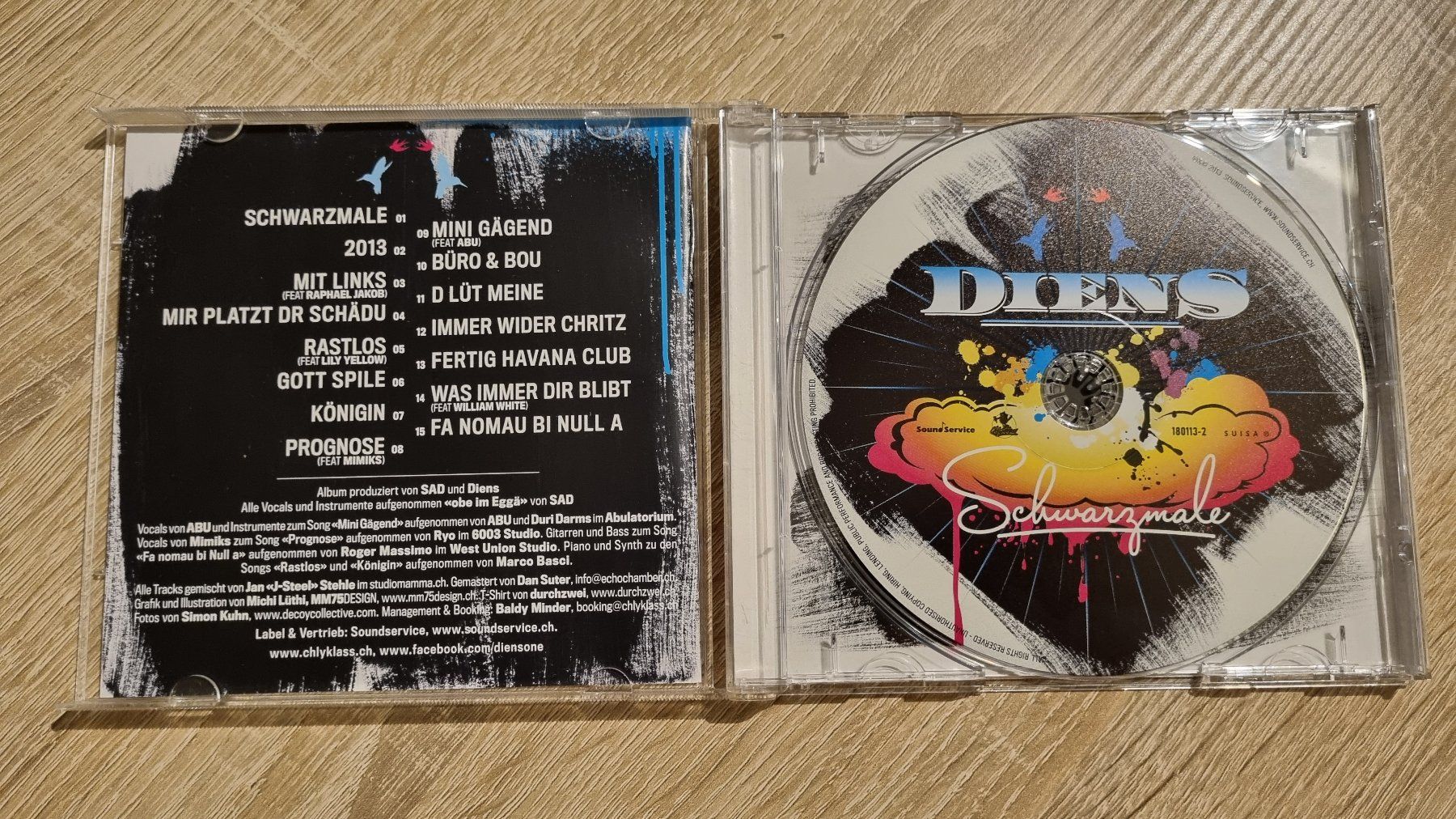 CD: Diens - Schwarzmale – Usato da Hagenbuch ZH venduto da lecterr55 1