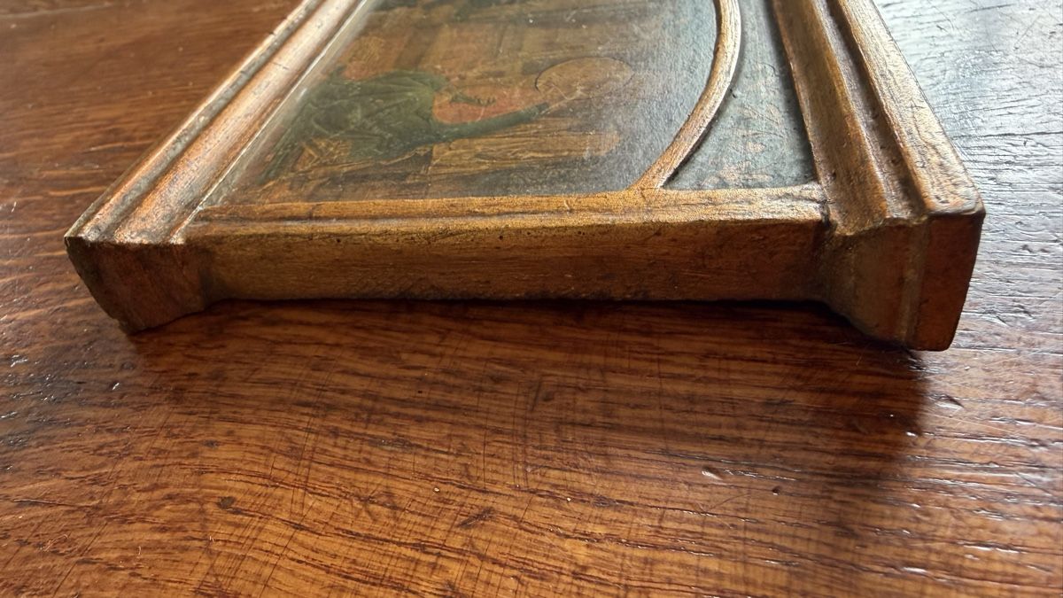 Foto & Immagini: Kleines Andachtsbild Holz im Renaissance Stil – Usato da Riedholz venduto da Frettchen63 6