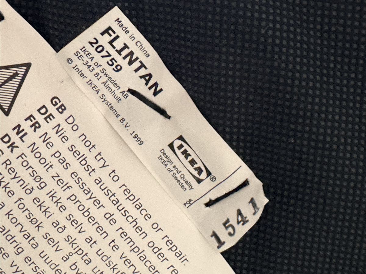 Ikea Sedie: Bürostuhl IKEA FLINTAN, Schwarz – Usato da Siebnen venduto da Guesswho 4