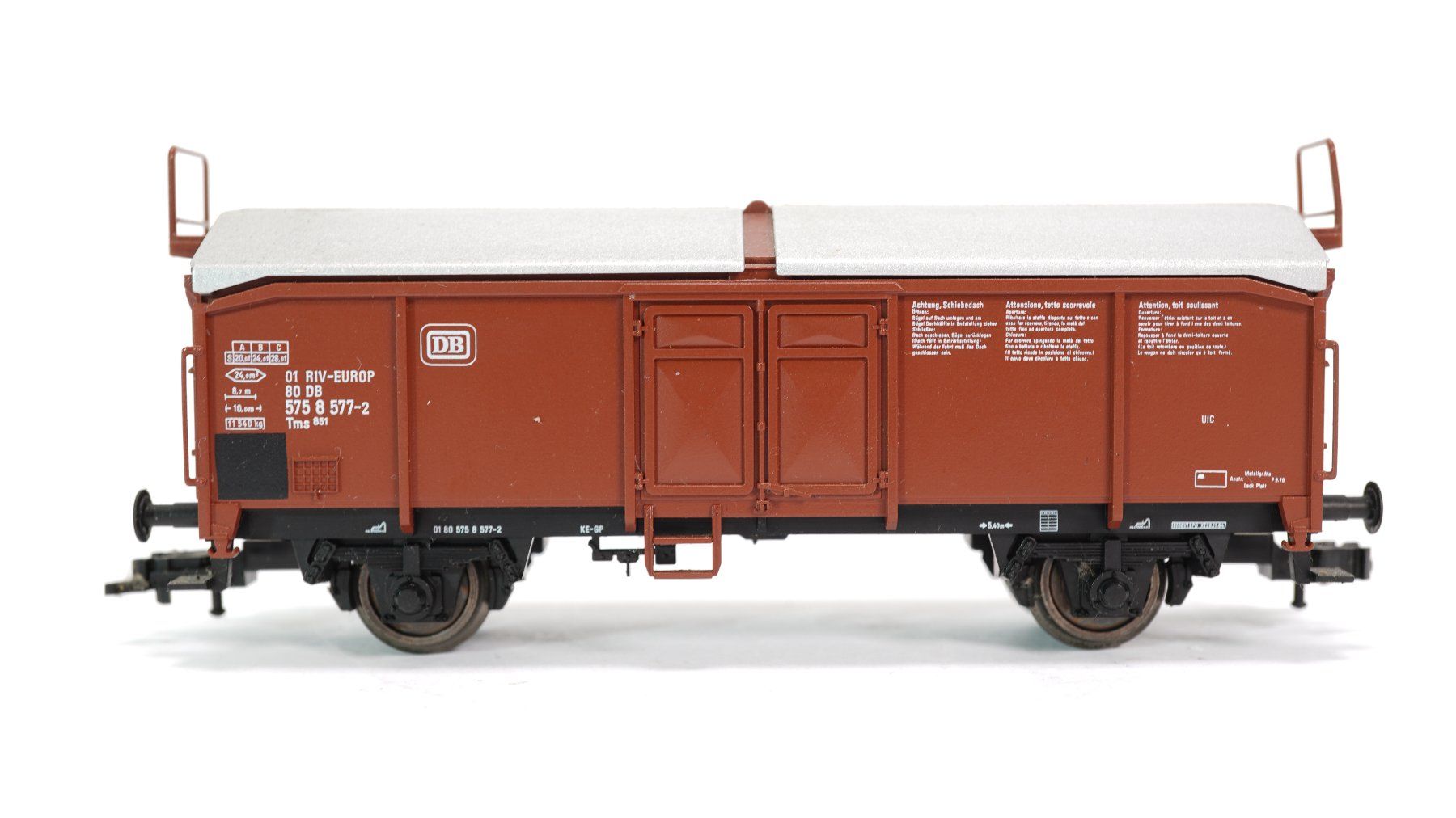 Fleischmann Modellini di ferrovie: e70 Fleischmann 5333 Güterwagen Schiebeda | Spielware | 1459 – Usato da Thun venduto da evinka_gmbh 1