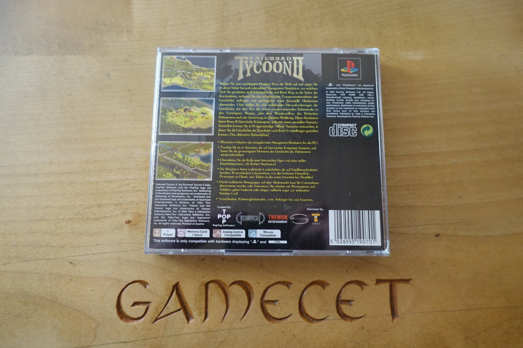 Sony Giochi: Railroad Tycoon II – Usato da Steinach venduto da Gamecet 2