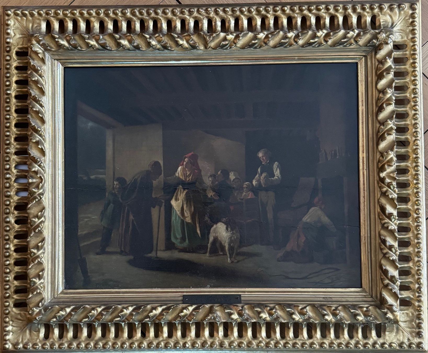 Dipinti: Gemälde von Theophile-Emanuell Duverger 1821-1901 – Usato da Kirchberg SG venduto da Zenhad69 1