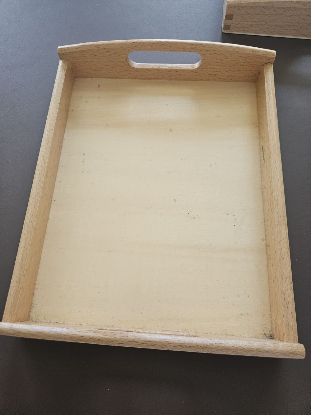 Holzartikel: 3x Holz Tabletts mit Griffen nature – Gebraucht aus Zug von kashtos 1