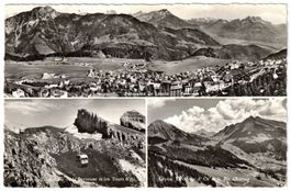 Leysin - 3 Bild AK